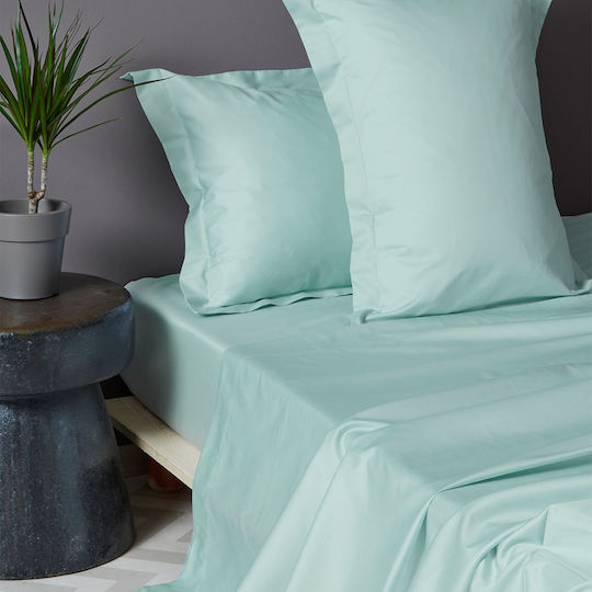 Palamaiki Sheet Sets Queen 240x270cm. Luxe Sateen Mint 4pcs