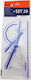 Pratel Set von 5 geometrischen Instrumenten Kunststoff Transparente