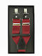 41 Suspenders Monochrome Burgundy