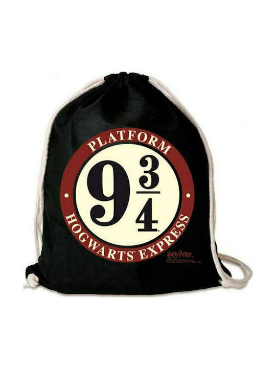 Logoshirt Harry Potter Gym Platform 9 3/4 Geantă pentru Copii Înapoi Neagră 35buccm.