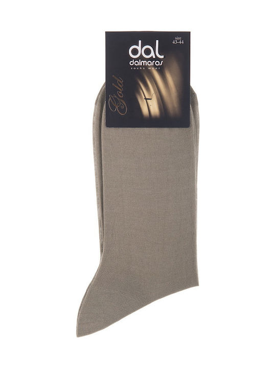 Dal 400 Men's Solid Color Socks Naturale Beige