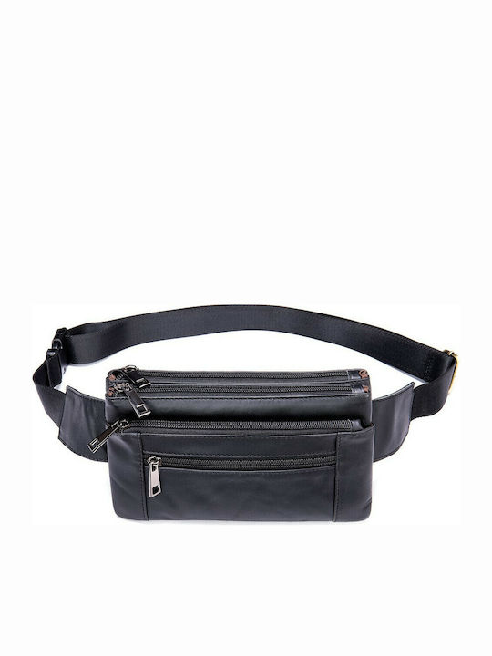Cardinal Leather Waist Bag Black