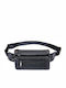 Cardinal Men's Leather Waist Bag Black