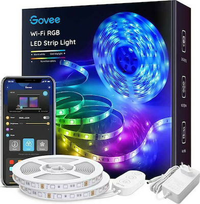 Govee Ταινία LED RGB 2x5m με Τροφοδοτικό 12V