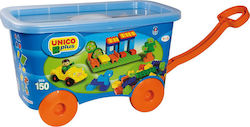 Unico Trolley with Blocks for 1+ Year 150pcs