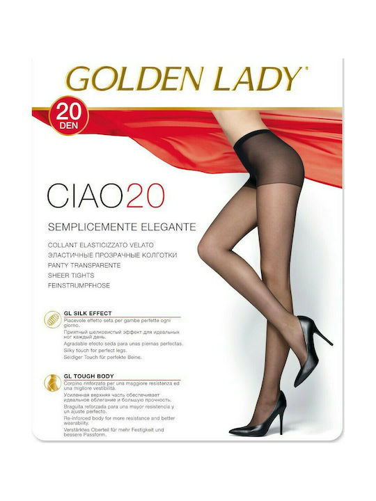 Golden Lady Ciao 36OFS Women's Pantyhose 20 Den Daino