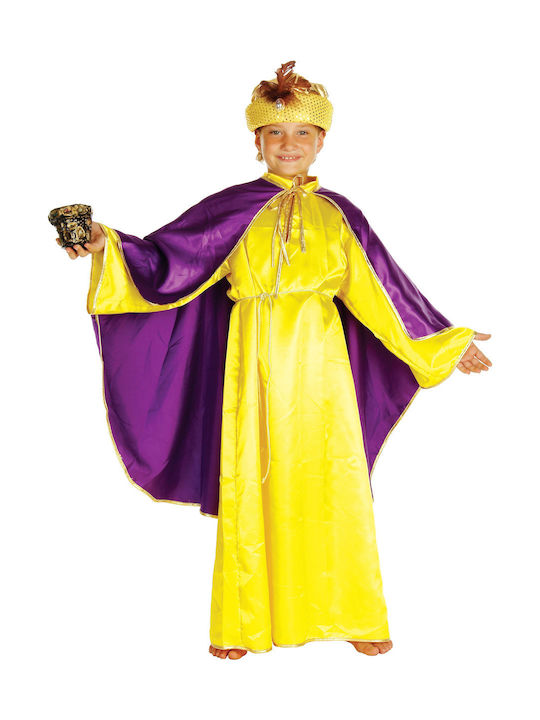 Kids Christmas Costume Wizard Wizard Yellow
