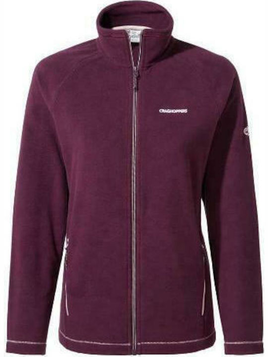 Craghoppers Miska III Hunting Cardigan Fleece Purple