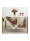 Dimeco 8939 Christmas Tablecloth Runner Fabric Red L180xW140cm.