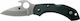 Spyderco Dragonfly 2 Pocket Knife Black with Blade made of Stainless Steel in Sheath