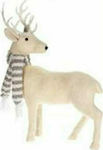 Aria Trade Christmas Figure Reindeer White Plan 2 47x35x15cm.