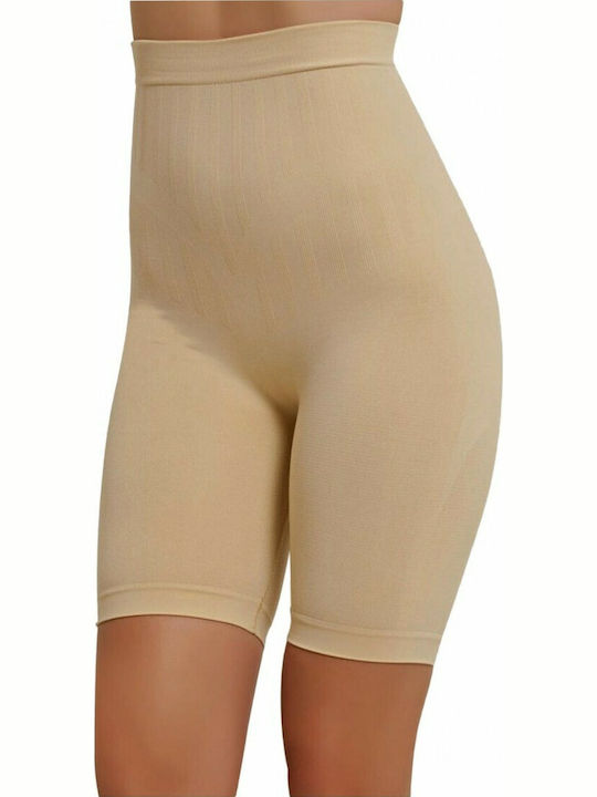 NBB Lingerie Boxer Σύσφιξης και Ανόρθωσης Χωρίς Ραφές Μπεζ