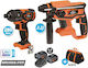 Krausmann US113-24SB Set Schlagschraubendreher & Excavator Brushless 20V mit 2 Batterien 4Ah und Hülle