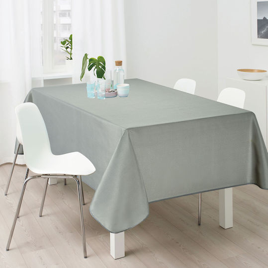 Flamingo Tischdecke Fleckabweisend Hellgrau 150x180cm