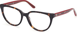 Guess Guess Damen Acetat Katzenauge Brillengest...