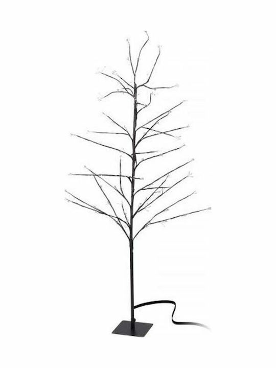 Beleuchtet Weihnachtsdekoration Baum Natürliches Erscheinungsbild 150cm Für den Außenbereich Elektrisch Weiß