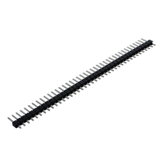 40-Pin Male Single Row 2.54mm Pin Header Strip for Arduino (2476)