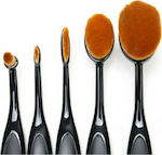 Make Up Brush Set Oval 5pcs