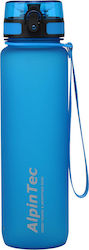 AlpinPro Water Bottle Plastic 1000ml Blue