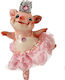 Ornament Ballerina Piglet ornament 11cm