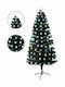 Christmas Tree Deluxe Decorated 120cm with 140 Branches and with LED Lighting