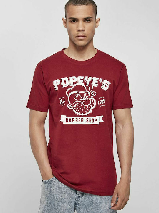 Merchcode Popeye Tricou Burgundy