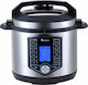 MasterPro Πολυμάγειρας 1500W με Χωρητικότητα 6lt Ασημί