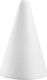 Cone Crafting from Styrofoam White 1pcs