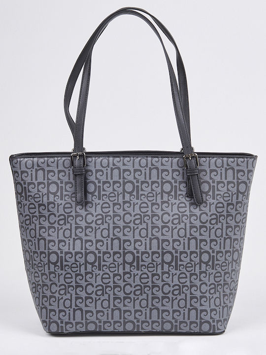 Pierre Cardin MS87 83347 Women's Shopper Shoulder Bag Gray