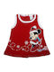 Kinderkleid Ärmellos Rot