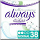 Always Dailies Cotton Protection Normal Daily Liners for Normal Flow 2 Drop 38pcs