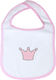 Baby Star Princess Bib Fabric with Hoop & Loop ...