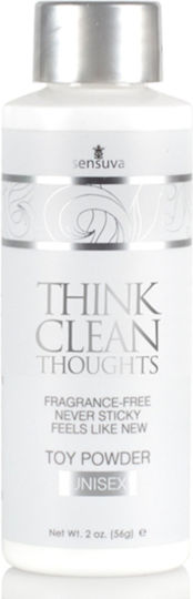 Sensuva Think Clean Thoughts Καθαριστικό Sex Toys Πούδρα Toy Powder 56gr