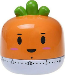 Countdown Analog Kitchen Timer Carrot