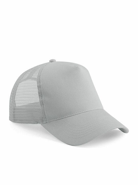 Beechfield B640 Trucker Cap Light Grey