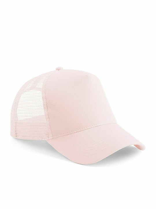 Beechfield B640 Trucker Cap Pastel Pink