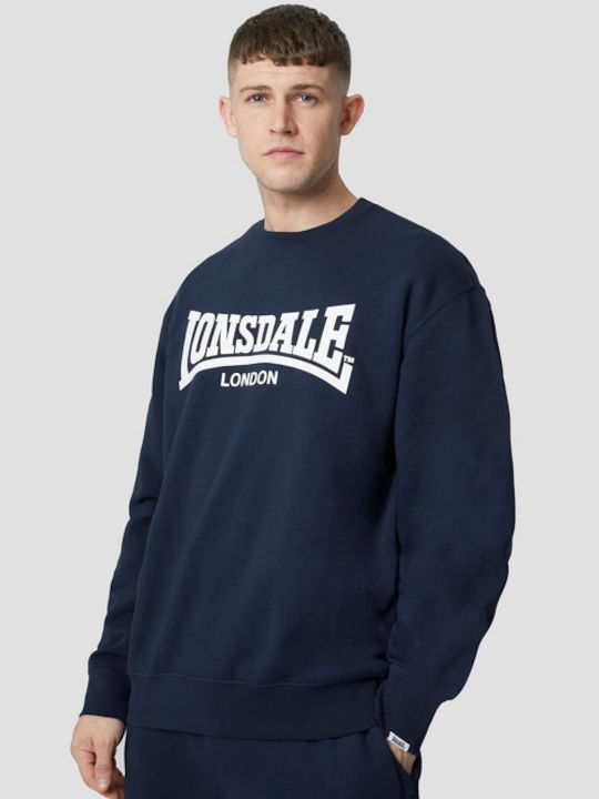 Lonsdale Ανδρικό Φούτερ Navy Μπλε