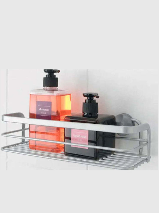 Metaltex Viva Polytherm An der Wand montiert Badezimmerregal Metallisch 26x10x6cm Silber