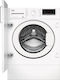Beko WITV8712X0W Вградена Пералня 8кг с Парна Технология 1400 Оборота