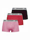 Ανδρικά Μποξεράκια Burgundy / Red / Pink 3Pack