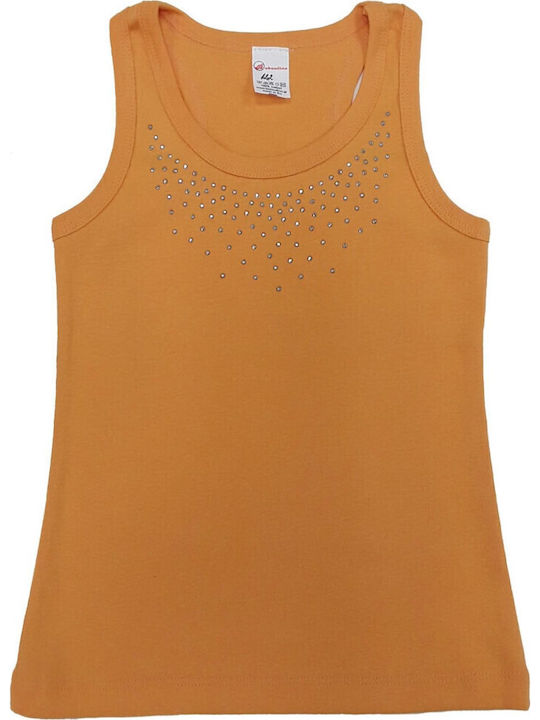 Beboulino Star Kids' Undershirt Tank Top Orange