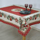 Christmas Tablecloth Runner Fabric Red L100xW35cm 1pcs