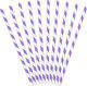 Straws Paper Purple 10pcs