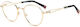 Missoni Damen Metallisches Brillengestell Gold ...