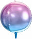 Ballon Folie Rund Blau Foil 35cm