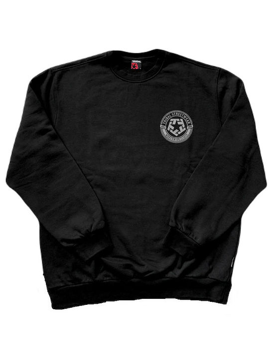 TRIBAL GEAR WORLDWIDE CREWNECK BLACK Tribal black TR2008_005-1