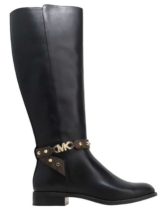 Michael Kors Leather Women's Boots with Zipper ...
