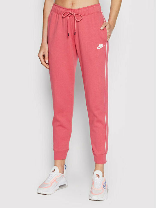Nike Sportswear Παντελόνι Φόρμας με Λάστιχο Ροζ