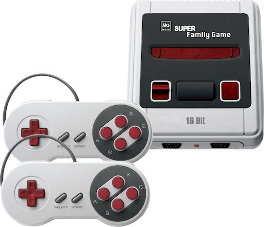 MG Toys Mg Super 16 Bit 167 Games Electronic Kids Retro Console For 3+ Years