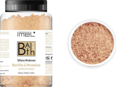 Imel Bath Salt with Cystals with Fragrance Vanilla & Cookies 500gr